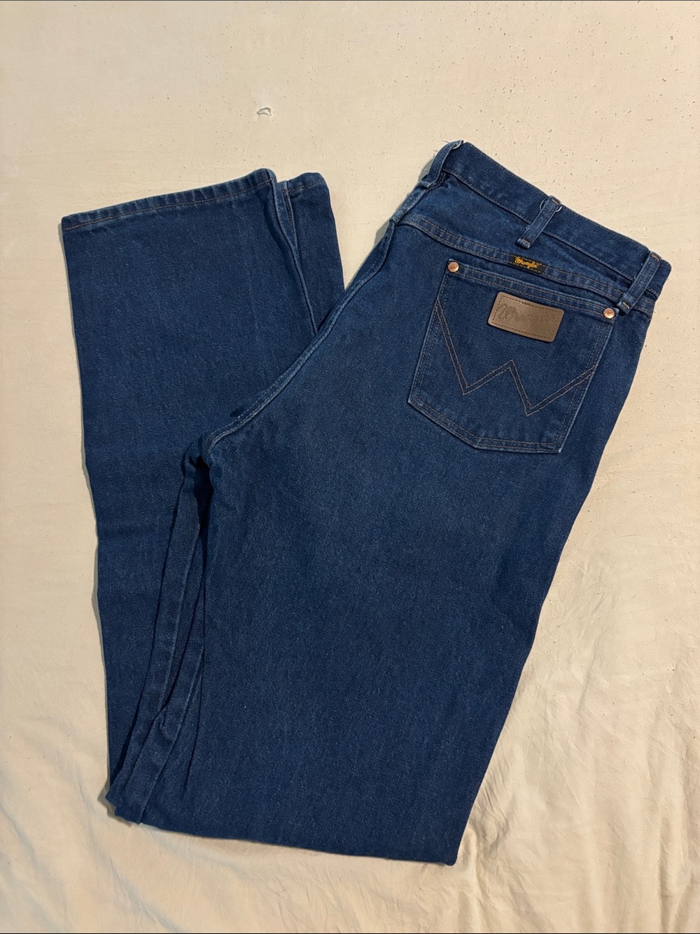 Wrangler Men's Indigo Straight Jeans